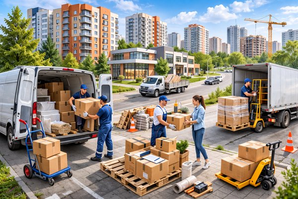 Грузоперевозки в микрорайоне Железнодорожный города Балашиха: особенности, инфраструктура и организация логистики